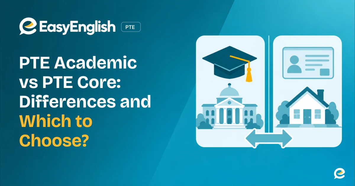 PTE Academic and PTE Core Compared