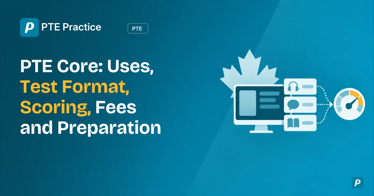 PTE Core Test Overview