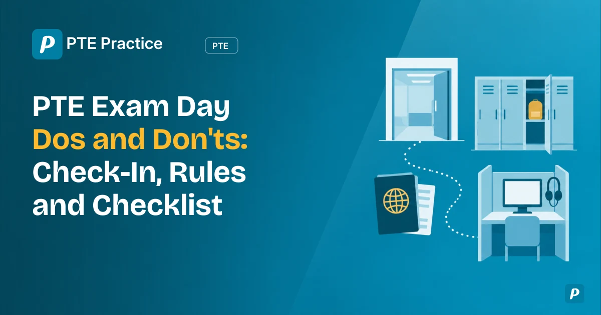 PTE Exam Day Guide